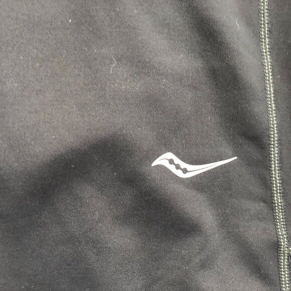 Saucony Womens Leggings Medium Skinny Leg Stretch Pull On Black Athleisure - Picture 8 of 15